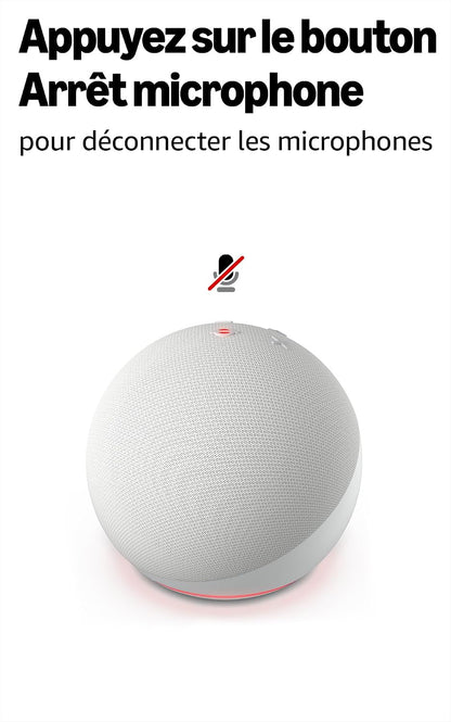 Echo Dot (Nouvelle Génération) | Enceinte Connectée Bluetooth Et Wi-Fi Au Son Puissant Encore plus Imposant | Blanc, Avec Accès Anticipé À Alexa+