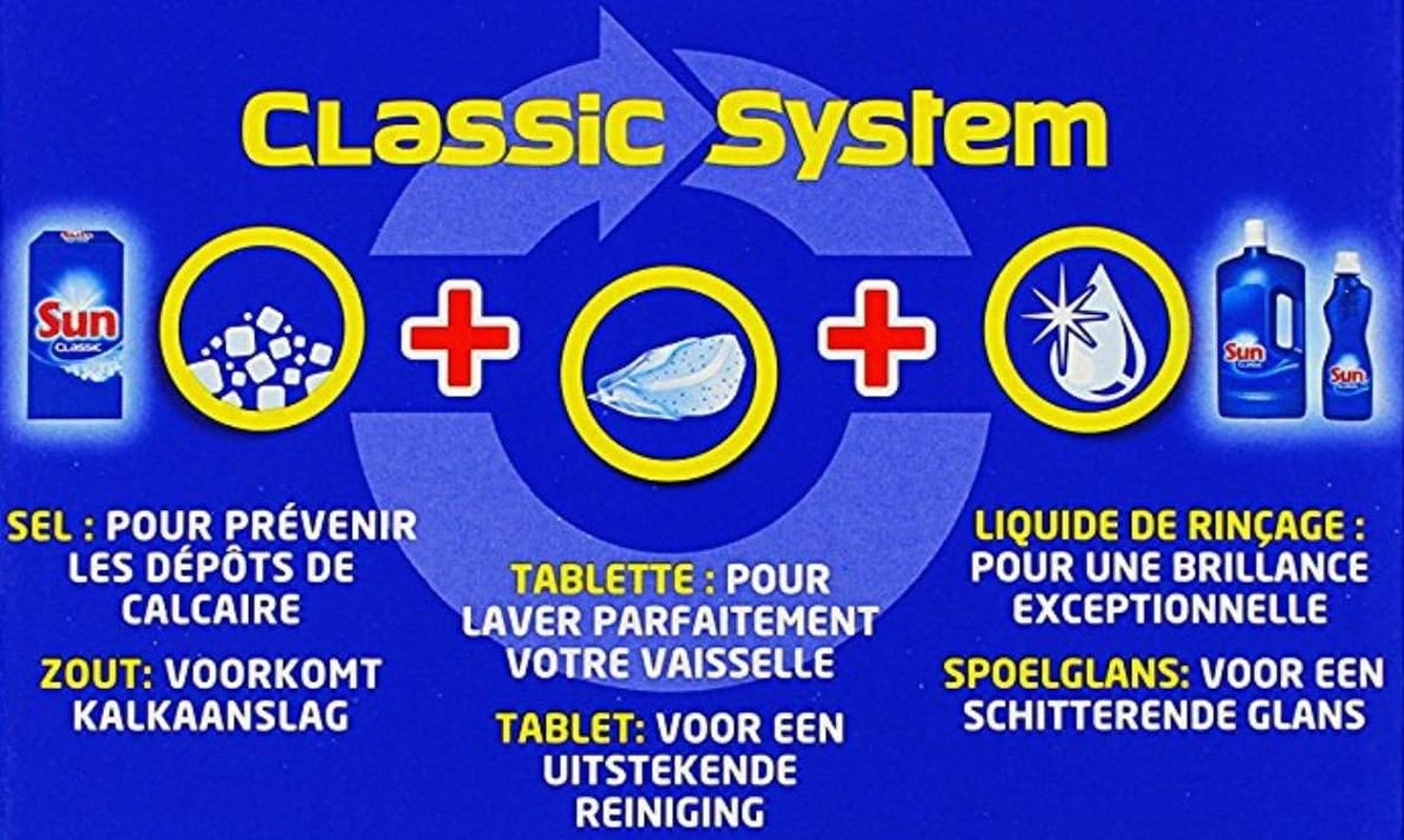 Liquide De Rinçage Lave-Vaisselle Classic Triple Action 500Ml