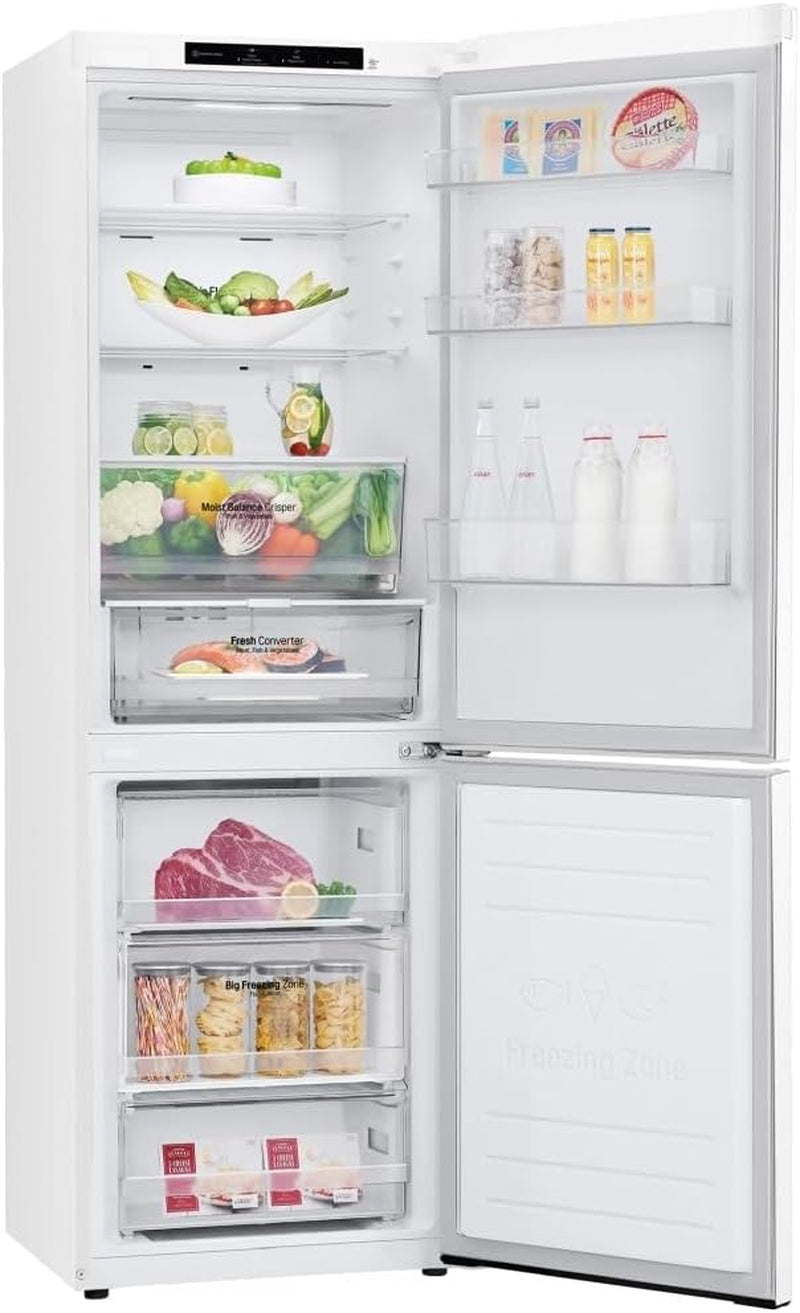 GBB61SWGCN1 Kühl-Gefrierkombination, 60Cm Breit, 341L, Nofrost, 0-Grad-Fach, Multi-Airflow, Schnellkühlen, Schnelefrieren, Weiß