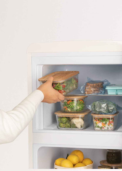/ FRIDGE STYLANCE Top/Réfrigérateur Combiné Blanc Cassé/Style Rétro Vintage, Avec Congélateur, Ouverture 135º, Pratique, Matériaux Résistants, 246L, 55X61,5X166,5Cm