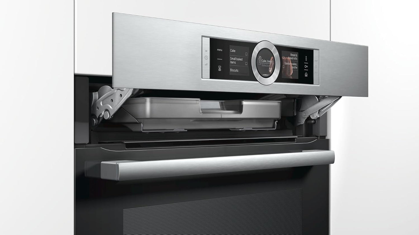 Serie 8 CSG636BS3 Four 47 L A+ Noir, Acier Inoxydable