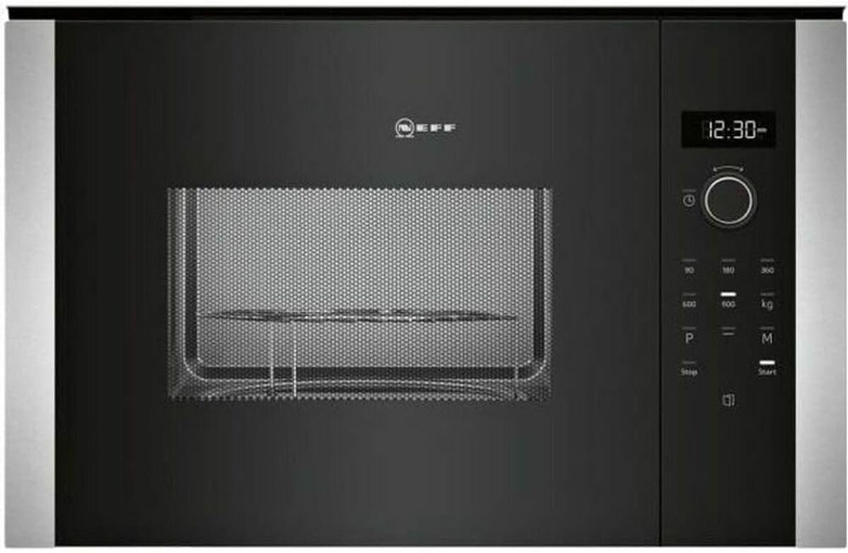 Micro Ondes Grill Encastrable Neff HLAGD53N0 - Micro-Ondes + Grill Integrable Inox Et Noir - 25 Litres - 900 W