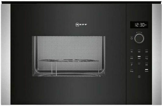Micro Ondes Grill Encastrable Neff HLAGD53N0 - Micro-Ondes + Grill Integrable Inox Et Noir - 25 Litres - 900 W