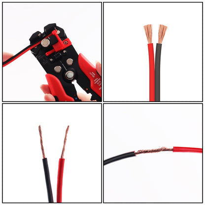 Fil Électrique 30 M - 14 AWG - 2 X 2,0 Mm² - Câble D'Alimentation À 2 Fils - 5 V/12 V/24 V - Câble D'Alimentation En Aluminium Plaqué Cuivre - Flexible Et Doux - Faible Impédance