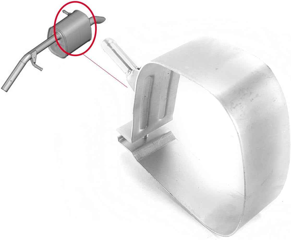 Collier Sangle De Pot D'Échappement Compatible Avec 207 2008 | Aussi Compatible Avec 207+, 207 CC/SW, C3 Picasso, 208. Réf. Équivalentes : 173087, 1730AV