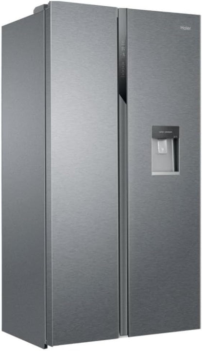 HSR3918EWPG Réfrigérateur Side by Side SBS 90 Série 3 - Pose Libre, 521L (328L + 177L), 177,5 Cm, Distributeur D'Eau Avec Réservoir, Multi-Airflow, Total No Frost, Dual-Inverter, Argent