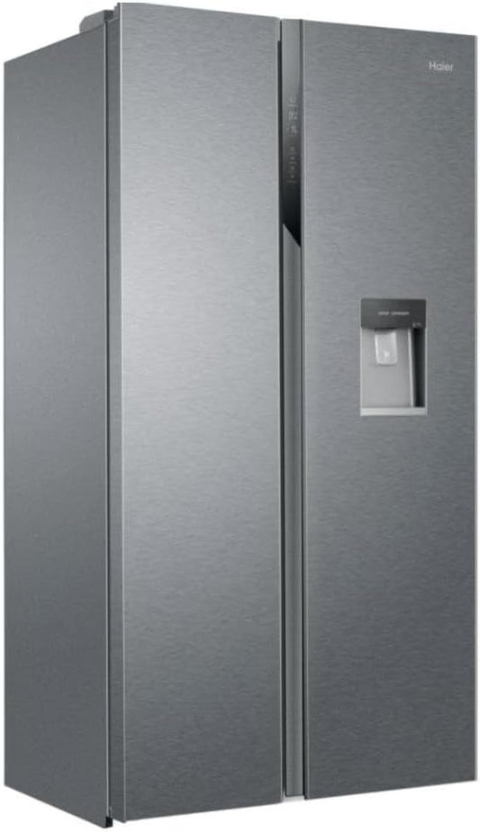HSR3918EWPG Réfrigérateur Side by Side SBS 90 Série 3 - Pose Libre, 521L (328L + 177L), 177,5 Cm, Distributeur D'Eau Avec Réservoir, Multi-Airflow, Total No Frost, Dual-Inverter, Argent