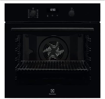 EOF6P40Z INTUIT - Four Électrique Encastrable - Chaleur Pulsée - 72L - Pyrolyse - A+ - Écran LCD - Porte Froide