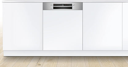 Electroménager SMI6TCS00E - Lave-Vaisselle Encastrable - 60 Cm - Home Connect - 12 Couverts - Efficacité a - Metallic