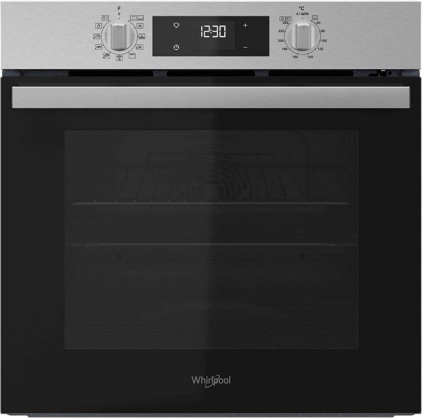 OMR58RR0X Four Multifonction Encastrable Électrique, Ventilé, Pyrolytique, Capacité 71 L, Acier Inoxydable, Classe A+. Cook 3, Cool Door, Easy Clean. 59,5 X 59,5 X 55,1 Cm