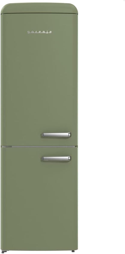 Retro Collection ONRK 619 DOL-L Retro - Réfrigérateur-Congélateur / 194Cm / Inverter Compresseur Nofrost Plus/Ionair/Crispzone/Partie Réfrigérateur 204L/Congélateur 96L/EEK D/Olive