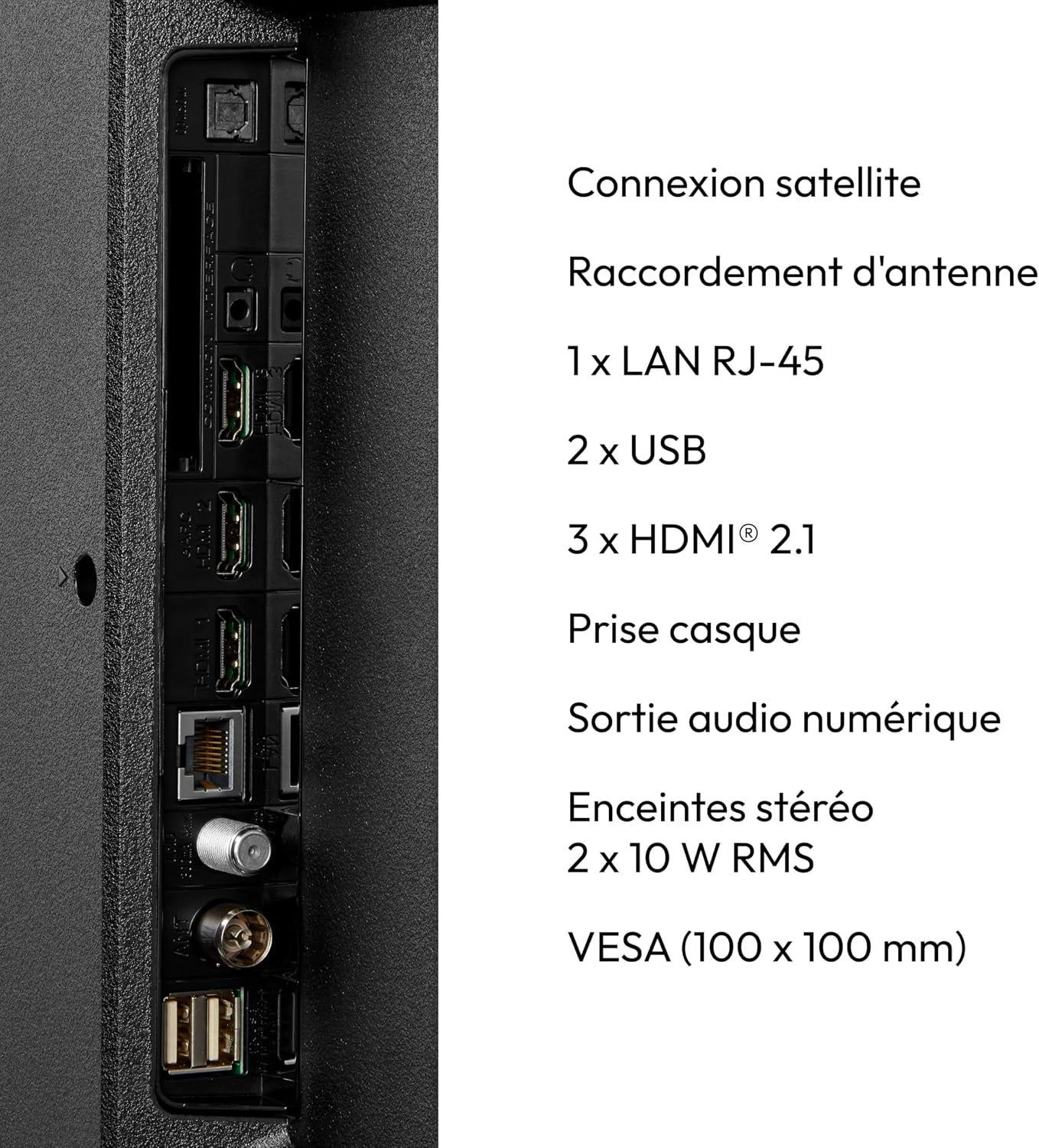 TV 43 Pouces 4K (108 Cm) QLED Television (Smart TV 4K, Dolby Vision HDR, VIDAA Store, Netflix, Prime Video, Disney+, DAZN, Paramount+, DTS X, Dolby Atmos, PVR, Bluetooth, MD 843600)