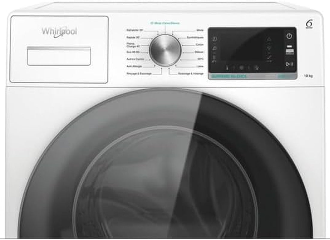 Lave-Linge Frontal 10Kg 1400 Tours/Min Blanc - W6W045WBFR