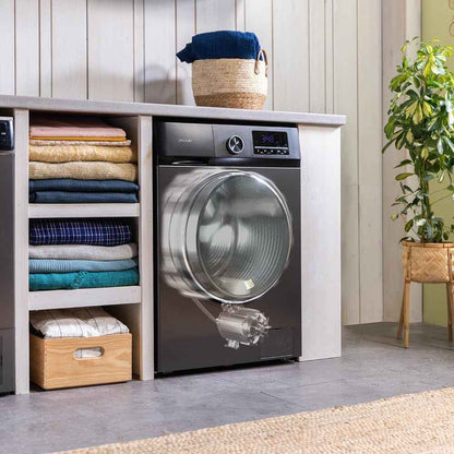 Lave Linge Frontal Bolero Dresscode 7150 Inverter A, Machine À Laver 7 Kg, 1400 Tr,Min, 12 Programmes, Classe A, Inverter Plus, Steam Max, Drum Clean, Départ Différé, Sécurité Enfant