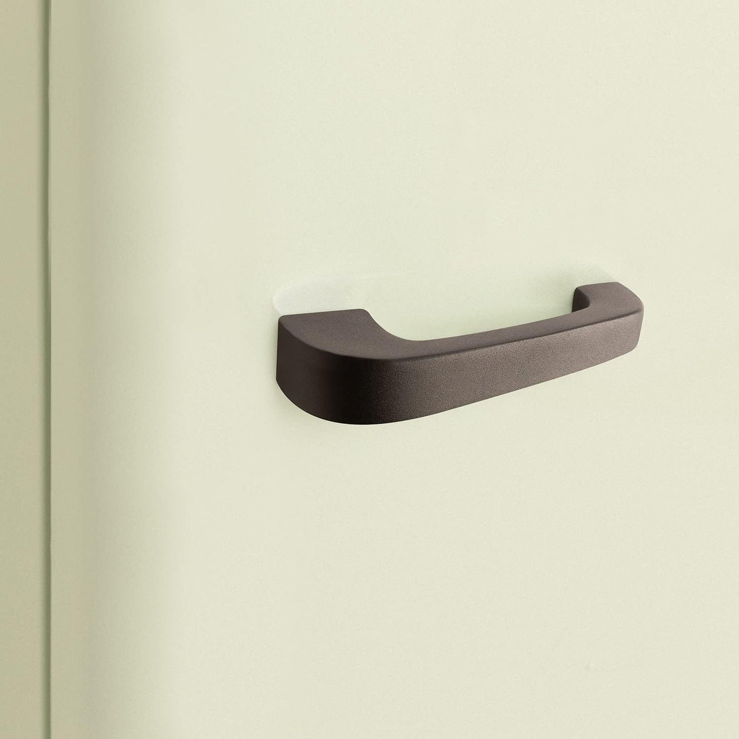/ RETRO FRIDGE 83.5 Black/Réfrigérateur Vert Avec Poignée Noire/Pratique Et Fonctionnel, Matériaux Résistants