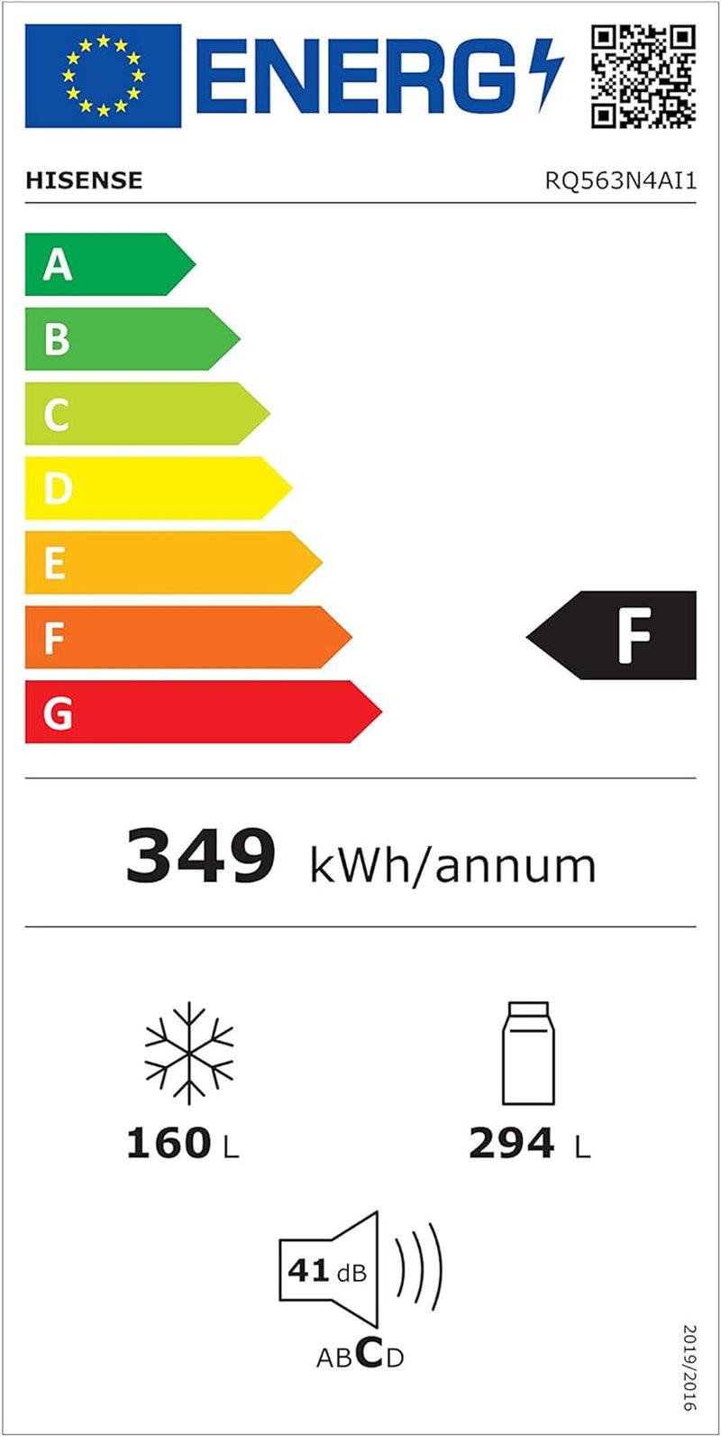 Frigorifero Libera Installazione Hisense RQ563