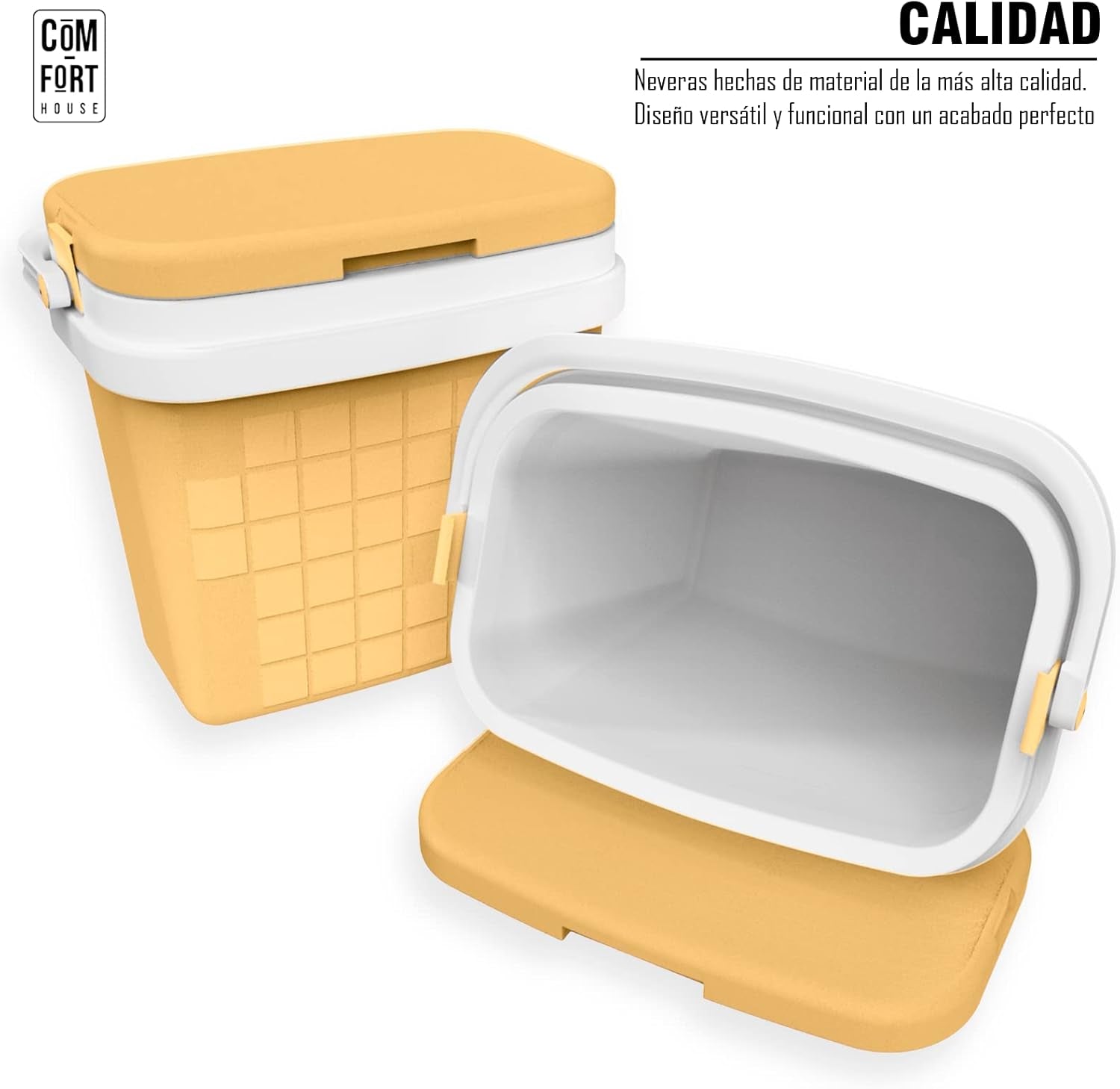 - Réfrigérateur Portable Avec Poignée Rigide - Porte-Nourriture Pour Camping, Plage, Camping - Réfrigérateur Couleur Pastel - Capacité 25 L