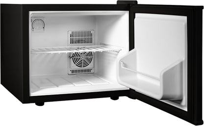RH17CLR1001B Mini Refroidisseur De Boissons Thermoélectrique Silencieux 17 Litres Avec Thermostat Réglable, Portable, Noir, Compact Pour Chambre, Maison, Caravane, Voiture