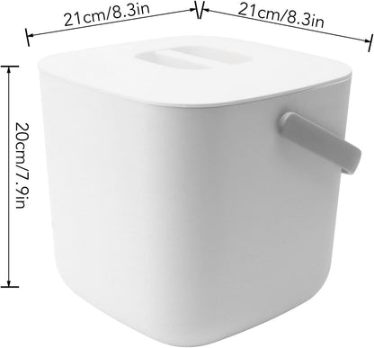 HEEPDD Lave-Vaisselle Portbale Lave-Vaisselle Compact Avec Fonctionnement Pratique 18W 8.5V 2A 2000Mah Lave-Vaisselle Portable Comptoir (Blanc)