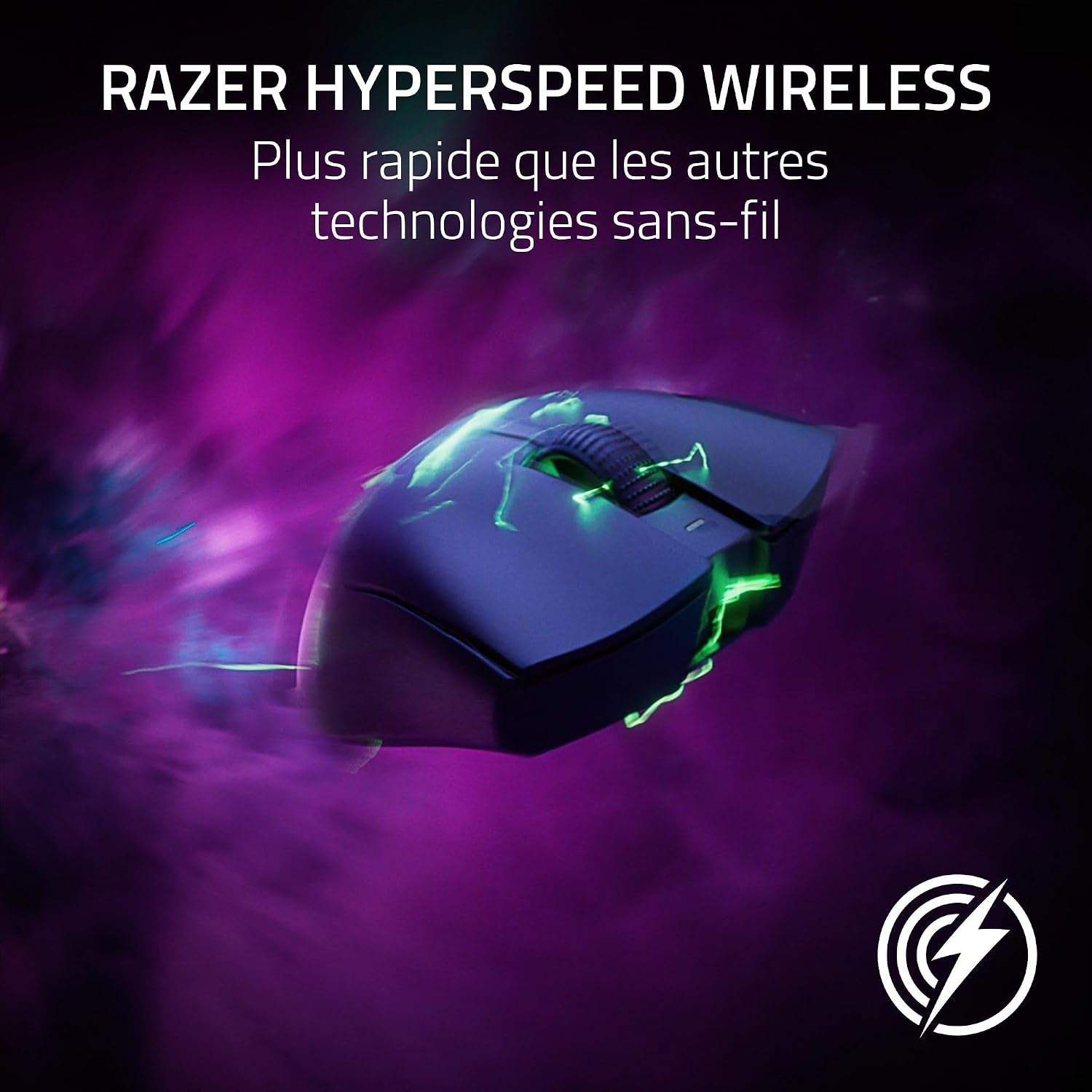 Razer Deathadder V3 Pro - Souris Esports Ergonomique Sans Fil Légère (Design Léger 63G, Capteur Optique Focus Pro 30K, Commutateurs De Souris Gen-3, Sans Fil Hyperspeed) Noir