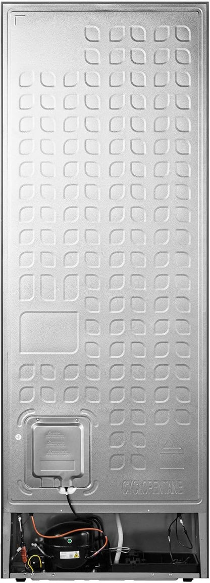 Hisense RB645N4BFE, Réfrigérateur Combiné, 489L, Classe E, Black Inox, Affichage