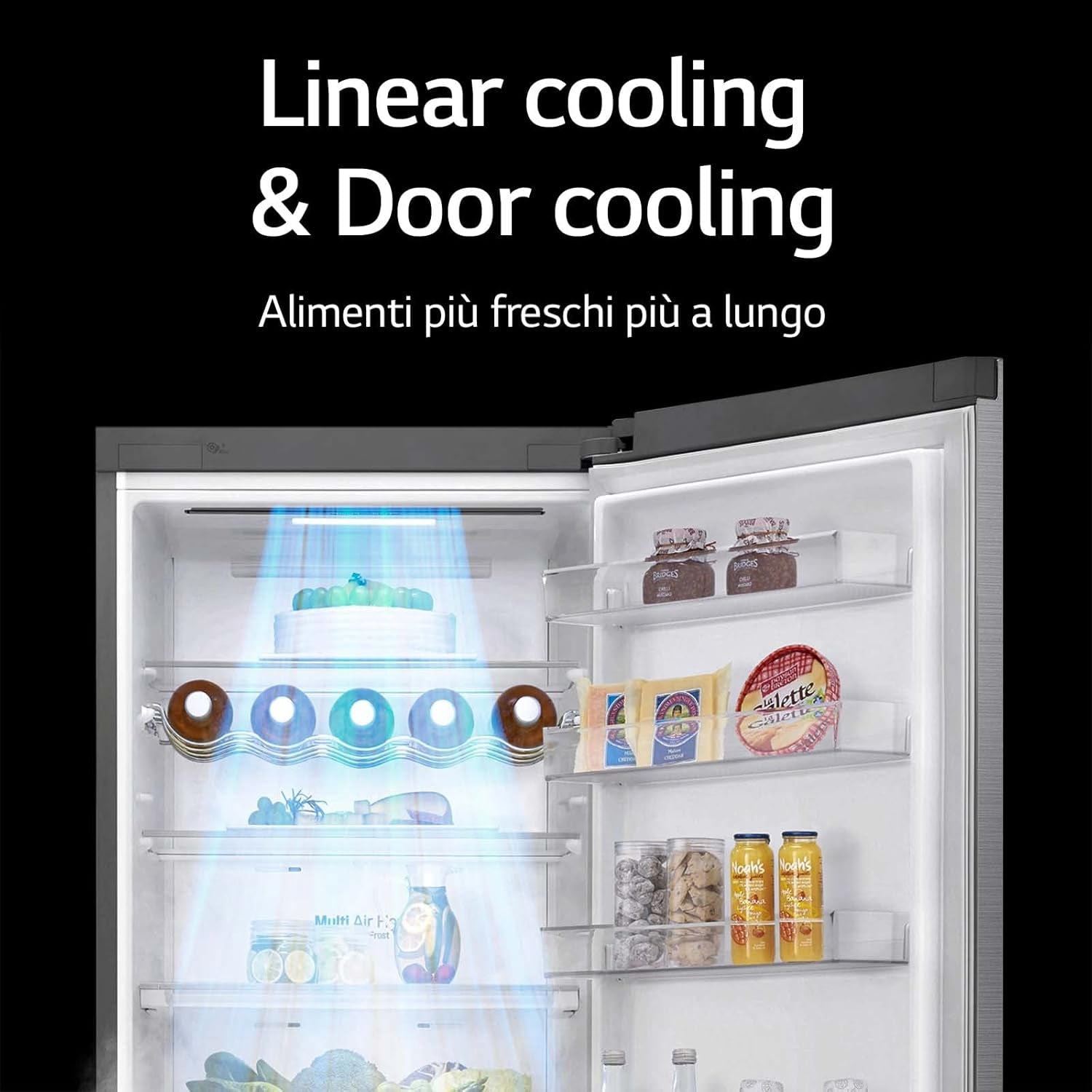 Bb62Pzggn Fridge Estate Class D 203 X 59.5 Non-Frost Stainless Steel