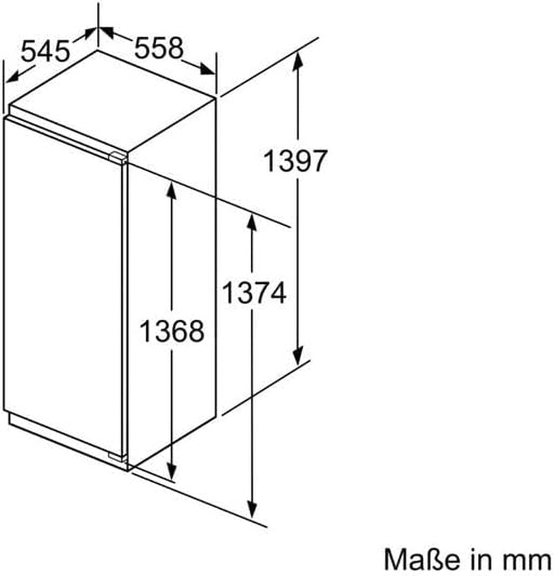 - KIL52ADE0 Série 6 - Réfrigérateur Encastrable - 140 X 56 Cm - 228 L - Charnière Plate - Vitafresh plus 2 Fois plus De Fraîcheur - Éclairage LED Uniforme