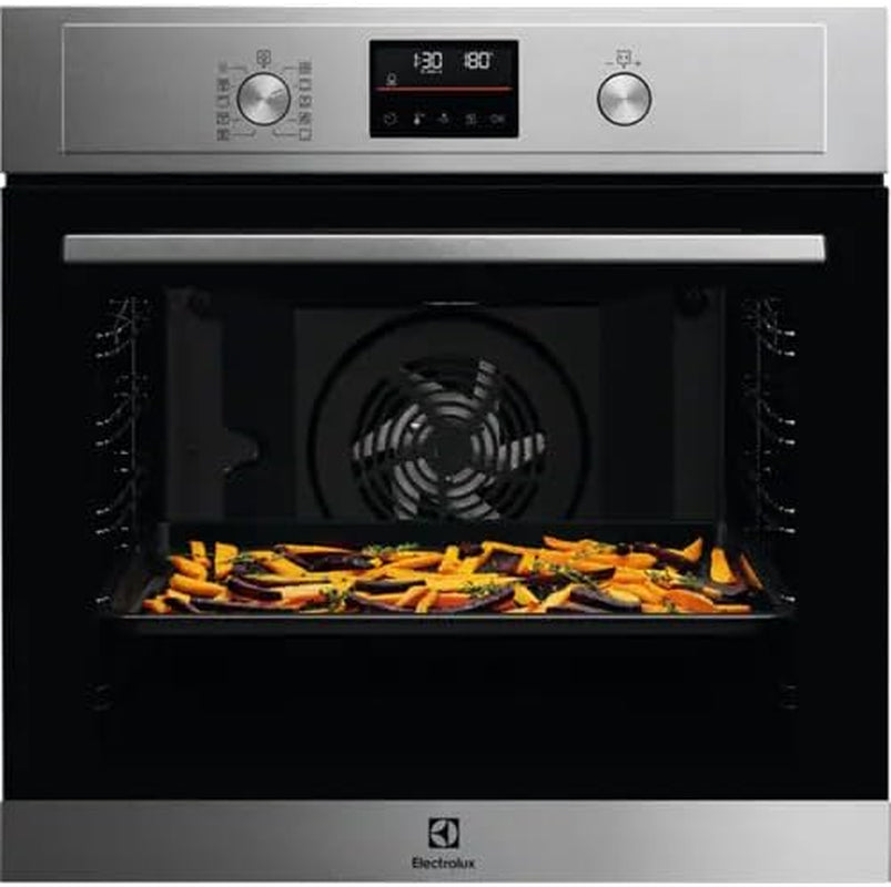 Série 700 Four À Encastrer Multifonction Pyrolytique, Capacité 72 L, EOM4P46TX, Classe A+, Fonction Airfry, Cuisson À Plusieurs Niveaux, 589 X 594 X 569 Mm, Inox Anti-Empreintes Digitales