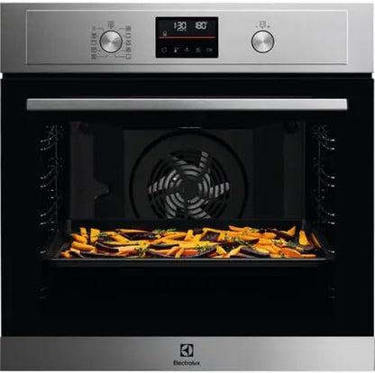 Série 700 Four À Encastrer Multifonction Pyrolytique, Capacité 72 L, EOM4P46TX, Classe A+, Fonction Airfry, Cuisson À Plusieurs Niveaux, 589 X 594 X 569 Mm, Inox Anti-Empreintes Digitales