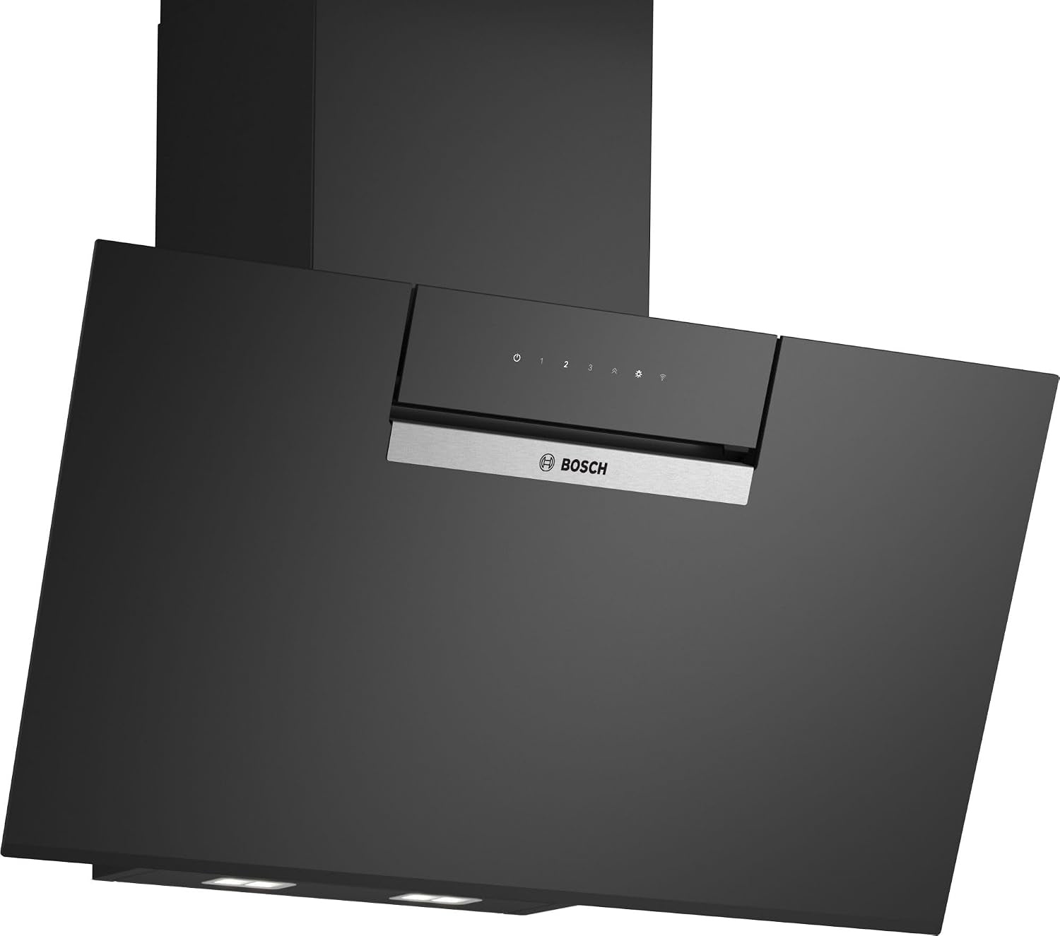 Bosch DWK87FN60 Série 4 - Hotte Murale, Température D'Éclairage | 80 Cm, Noir, Home Connect, Silentpowerdrive, Commande Vocale Avec Alexa