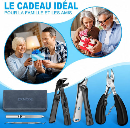 Coupe-Ongle Professionnel Pour Ongles D'Orteils Épais | Coupe Ongle Pied Pour Personnes Âgées, Pince Coupe Ongles Pour Les Pieds Incarnés, Design Tête Inclinée Et Long Manche