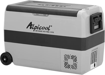 T50 50L Glaciere Électrique À Compression, 12/24V Réfrigérateur De Voiture Portable Congélateur Et Réfrigérateur Pour Maison, Dortoir, Camping