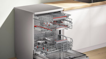 SMS6ZDI06E - Série 6 - Lave-Vaisselle Pose-Libre - 60 Cm - 13 Couverts - Silence Pro 40 Db - Inox