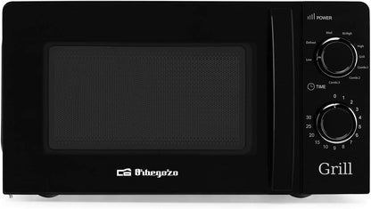 MIG 2131 - Four À Micro-Ondes Avec Grill, 20 L De Capacité, 5 Niveaux De Fonctionnement Et 3 Fonctions Combinées, Minuterie Jusqu’À 30 Min, 700 À 900 W, Noir