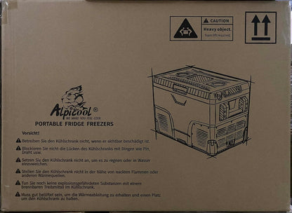 IR42 39,7L Réfrigérateur De Voiture Portable Congélateur Et Réfrigérateur, Glaciere Électrique À Compression Pour Maison, Dortoir, Camping (Gris)