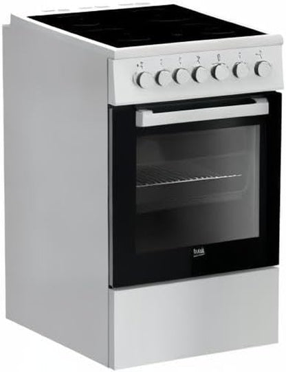 Fsm571 00Gw Cuisinière (Électriques/Autonome)/50 Cm/Témoin De Chaleur Résiduelle/Noir