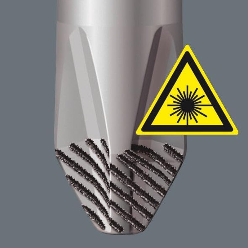 Wera 335/350/355/6 05105622001 Jeu De Tournevis Kraftform plus Lasertip + Rack 6 Pièces