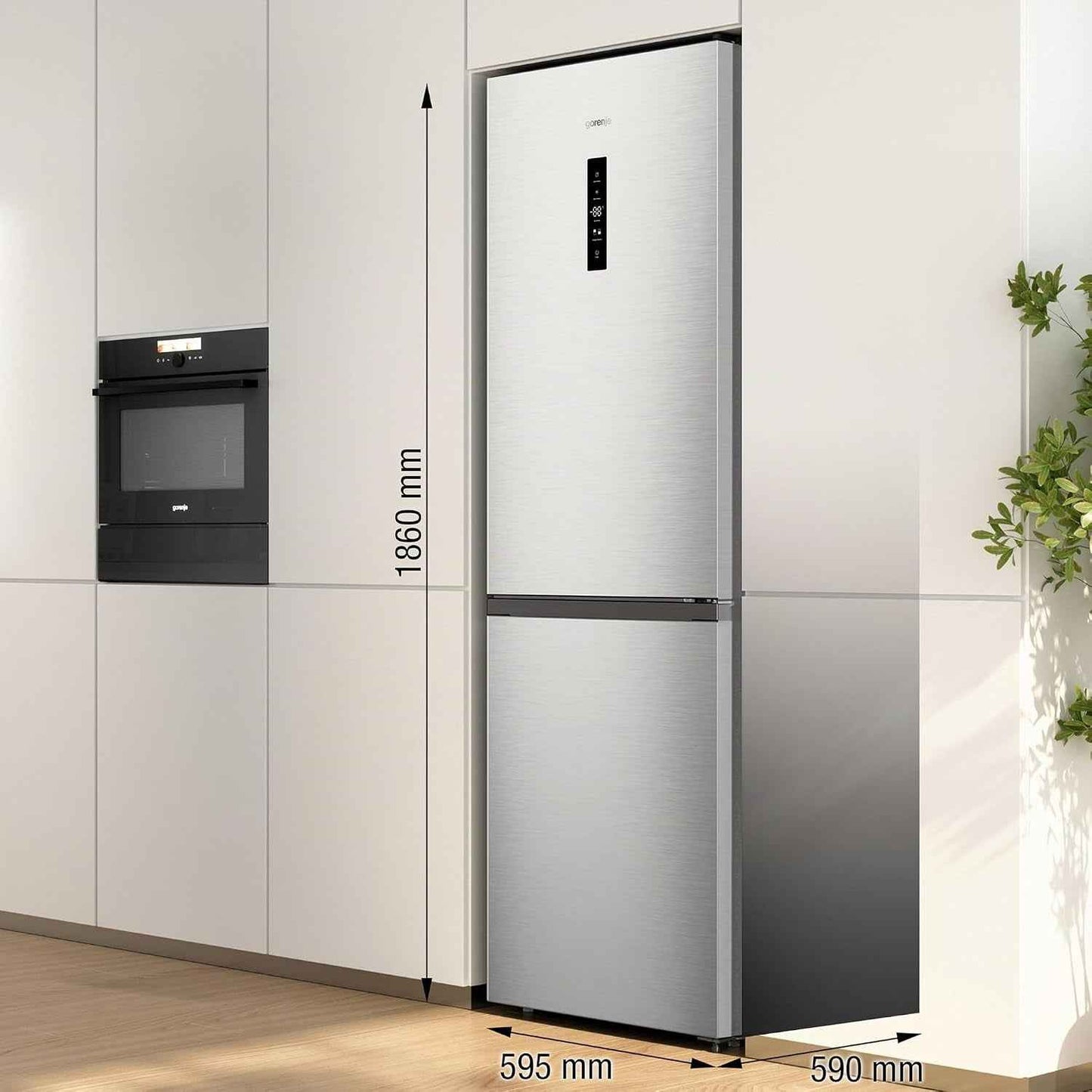 Réfrigérateur-Congélateur NRK619CAXL4, Technologie Inverter, Nofrostplus, Crispzone, Convertfresh Zone, Classe Énergétique C