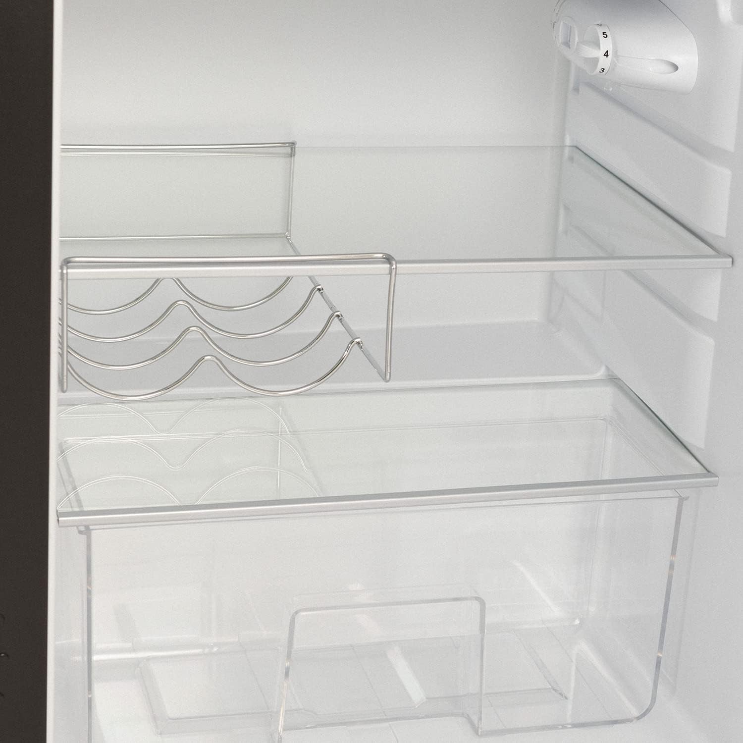 / RETRO FRIDGE 83.5 ROSE Gold/Réfrigérateur Noir Avec Poignée or Rose/Pratique Et Fonctionnel, Matériaux Résistants