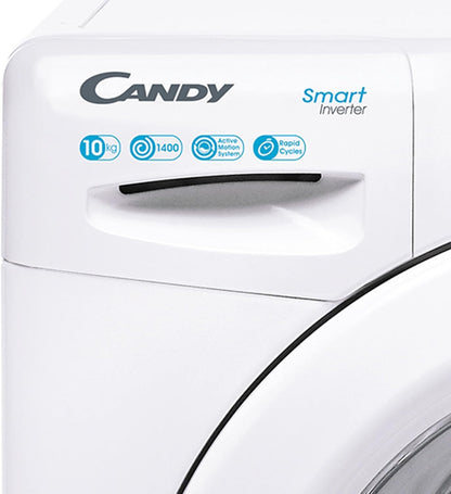 Smart CS 1410TXME/1-S Machine À Laver À Chargement Frontal, 10 Kg, 1400 Tours, Connectivité NFC, Pose Libre, 60 X 58 X 85 Cm, Blanc, Classe A