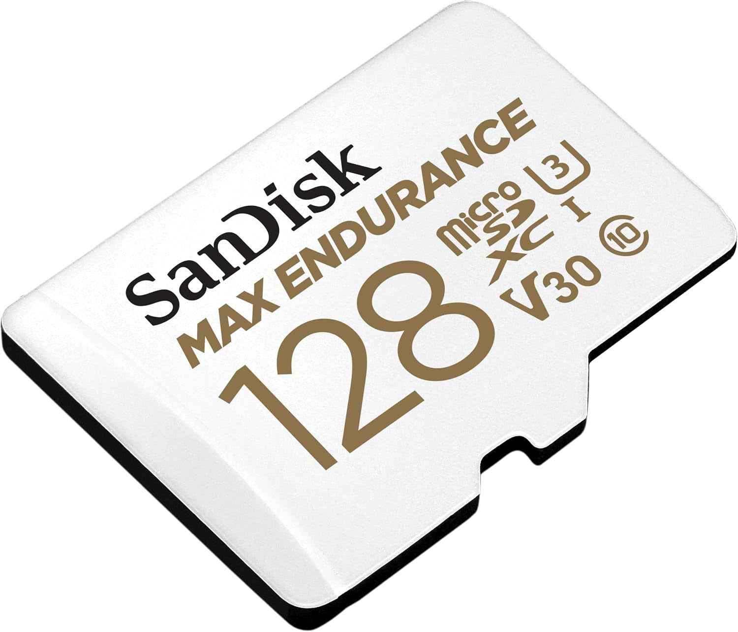 MAX ENDURANCE Video Monitoring for Dashcams & Home Monitoring 128 GB Microsdxc Memory Card + SD Adaptor 60,000 Hours Endurance