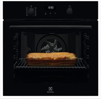 EOF6P40Z INTUIT - Four Électrique Encastrable - Chaleur Pulsée - 72L - Pyrolyse - A+ - Écran LCD - Porte Froide