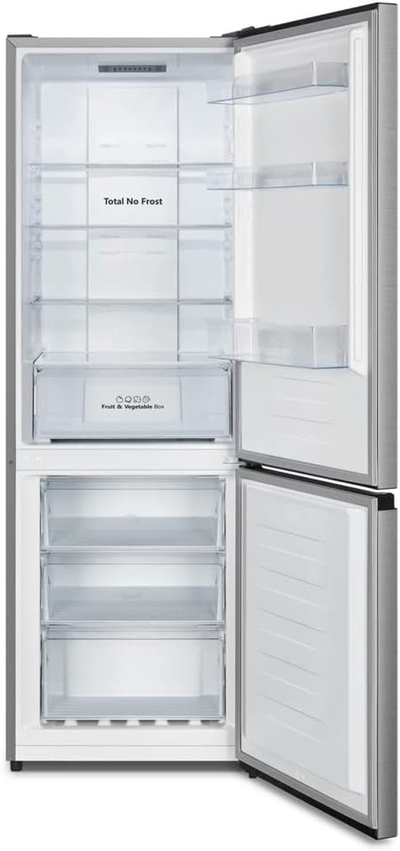 Hisense RB372N4AC2 Réfrigérateur-Congélateur Autoportante 292 L E Acier Inoxydable