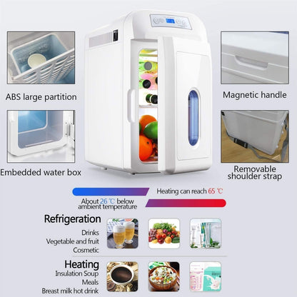 YADLCR Mini Réfrigérateur Glacière Thermoélectrique Congélateur 35L Voiture/Camion 24V / 12V / 220-240V Chaud/Froid Frigo Portable Pour La Conduite De Voyage À Domicile
