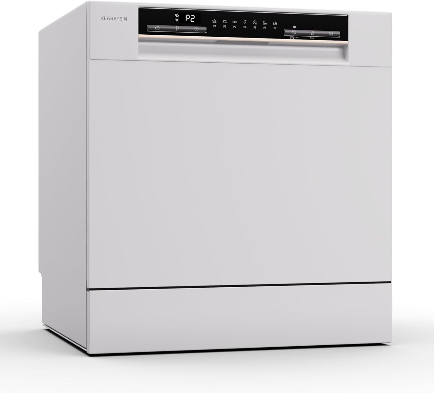 Mini Lave Vaisselle De 8 Couvert, Lave-Vaisselles Silencieux, 6 Programmes De Lavage, Petit Lave-Vaisselle De Table Compact, Lave Vaisselle Portable, Facile À Installer Pour Maison, Bureau