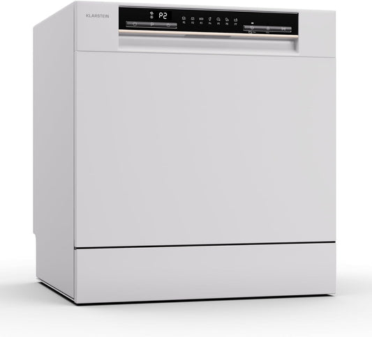 Mini Lave Vaisselle De 8 Couvert, Lave-Vaisselles Silencieux, 6 Programmes De Lavage, Petit Lave-Vaisselle De Table Compact, Lave Vaisselle Portable, Facile À Installer Pour Maison, Bureau