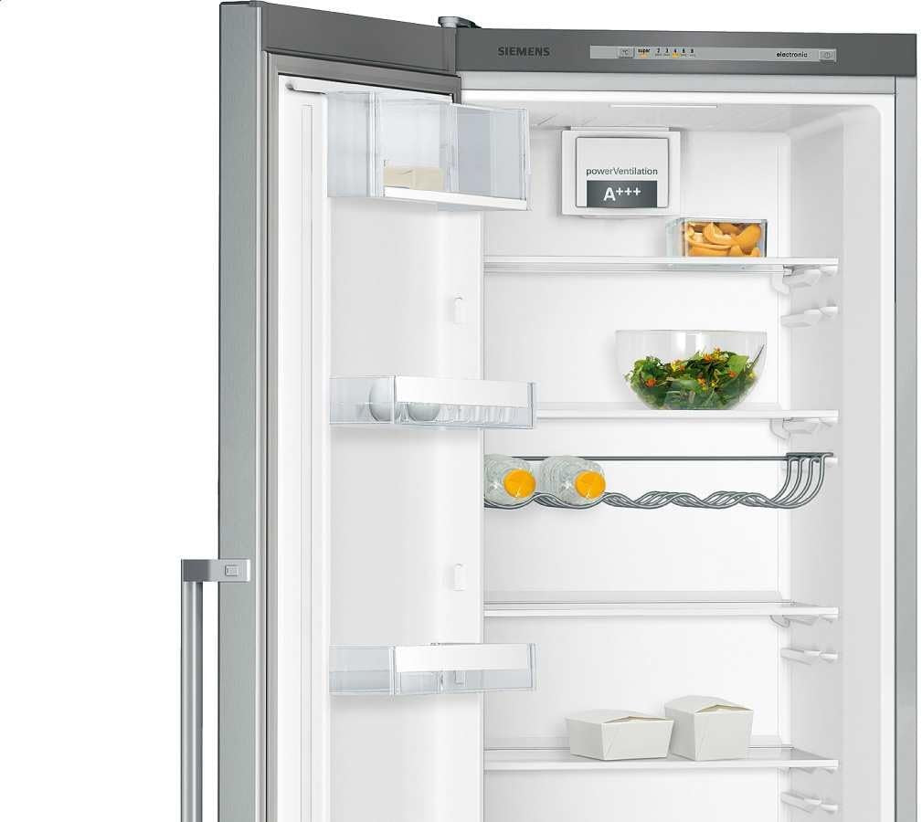KS36VVL40 Iq300 Réfrigérateur/A+++ / Refroidissement : 348 L/Inox Look Bottlerack/Safetyglass/Ecoplus
