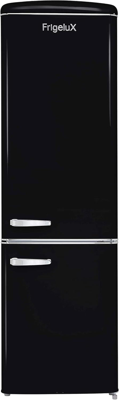 - Réfrigérateur Combiné Rétro CB255RNA++ - Réfrigérateur Congélateur 2 Portes - 255L Dont Congélateur 63L - Dégivrage Automatique, Pose Libre, Style Vintage - Noir