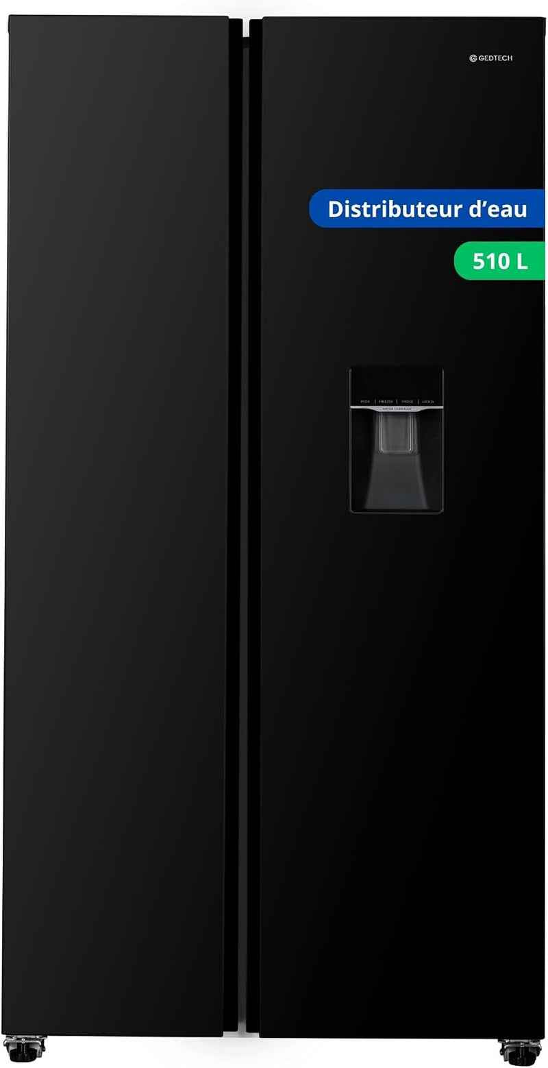 Réfrigérateur Multi-Portes GSBS510BL 510L (324L + 181L) - Distributeur D'Eau - Noir