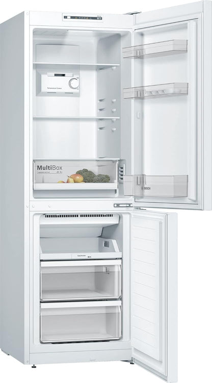 KGN33NWEB Série 2 Réfrigérateur Combiné Pose-Libre - 282 L- H 176 Cm X L 60 Cm - Blanc